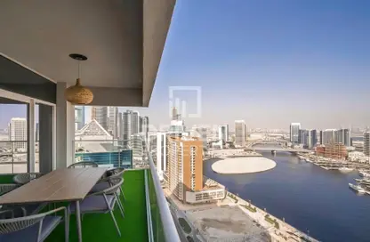 شقة - 2 غرف نوم - 2 حمامات للايجار في مساكن ريفا - الخليج التجاري - دبي