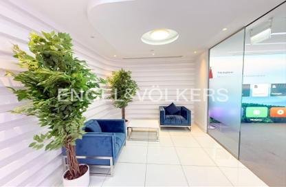 Office Space - Studio - 1 Bathroom for rent in Marina Plaza - Dubai Marina - Dubai
