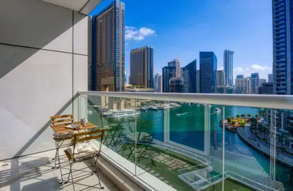Apartment - 1 Bedroom - 2 Bathrooms for rent in Continental Tower - Dubai Marina - Dubai