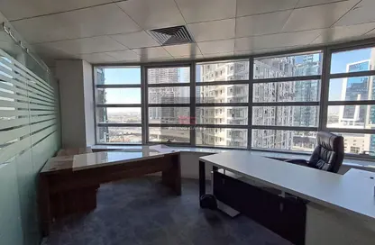 مكتب - غرفة نوم - 1 حمام للايجار في البرج الفضي - الخليج التجاري - دبي