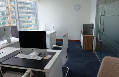 Office Space - Studio - 2 Bathrooms for rent in The Binary Tower - Business Bay - Dubai