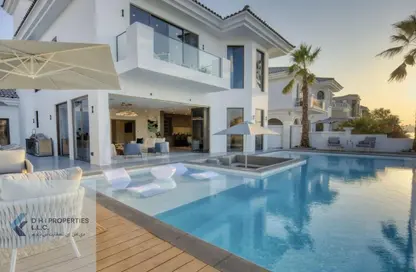 Villa - 5 Bedrooms - 6 Bathrooms for rent in Garden Homes Frond D - Garden Homes - Palm Jumeirah - Dubai