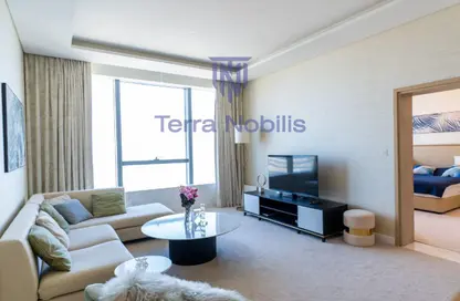 Apartment - 1 Bedroom - 2 Bathrooms for rent in The Palm Tower - Palm Jumeirah - Dubai