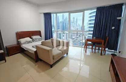 Apartment - Studio - 1 Bathroom for rent in Saba Tower 3 - JLT Cluster Q - Jumeirah Lake Towers - Dubai