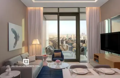 Apartment - 1 Bedroom - 2 Bathrooms for rent in SLS Dubai Hotel  and  Residences - Business Bay - Dubai