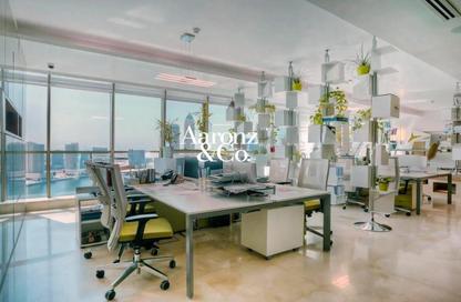 Office Space - Studio - 1 Bathroom for rent in Lake Central - Business Bay - Dubai