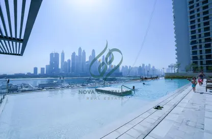 Apartment - 1 Bedroom - 2 Bathrooms for rent in Palace Beach Residence Tower 2 - Palace Beach Residence - EMAAR Beachfront - Dubai Harbour - Dubai