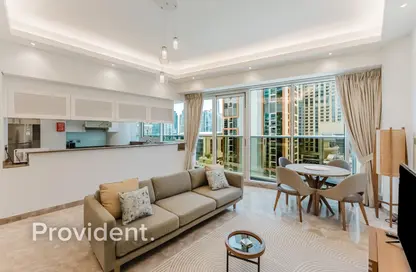 شقة - غرفة نوم - 2 حمامات للايجار في شقق أورا هاربور السكنية والفندقية - دبي مارينا - دبي