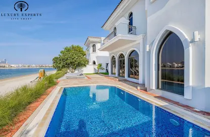Villa - 5 Bedrooms - 5 Bathrooms for rent in Garden Homes Frond L - Garden Homes - Palm Jumeirah - Dubai