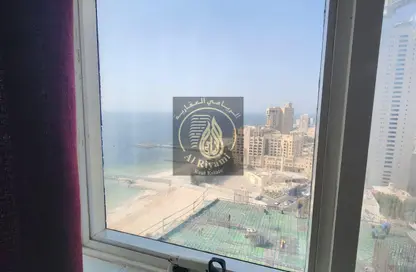 Apartment - Studio - 1 Bathroom for rent in Ajman Corniche Residences - Ajman Corniche Road - Ajman