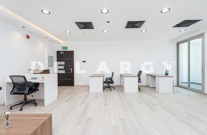 Office Space - Studio - 1 Bathroom for rent in The Prism - Business Bay - Dubai