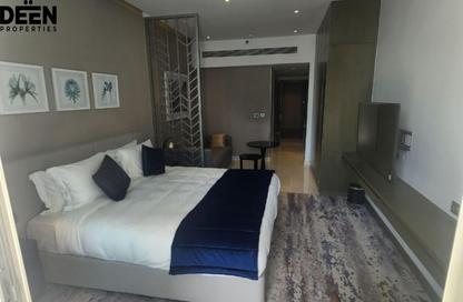 Apartment - Studio - 1 for rent in Damac Maison Prive A - Damac Maison Prive - Business Bay - Dubai