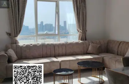 Apartment - 1 Bedroom - 2 Bathrooms for sale in Oasis Tower - Al Rashidiya 1 - Al Rashidiya - Ajman