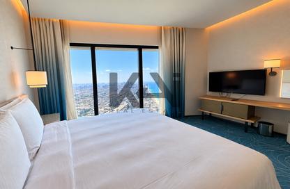 Apartment - 3 - 4 for rent in Jumeirah Gate Tower 2 - The Address Jumeirah Resort and Spa - Jumeirah Beach Residence - Dubai