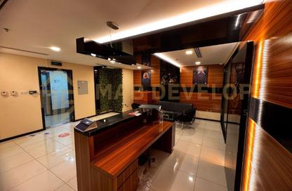 Office Space - 1 Bedroom - 1 Bathroom for rent in Clover Bay Tower - Business Bay - Dubai