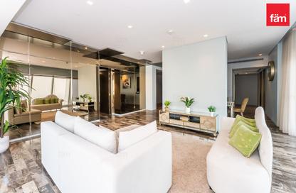 Apartment - 4 - 5 for rent in Damac Heights - Dubai Marina - Dubai