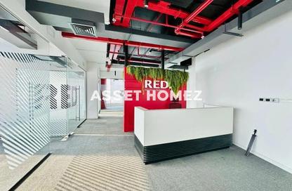 Office Space - Studio - 6 Bathrooms for rent in The Bay Gate - Business Bay - Dubai