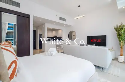 Apartment - Studio - 1 Bathroom for rent in Silverene Tower B - Silverene - Dubai Marina - Dubai