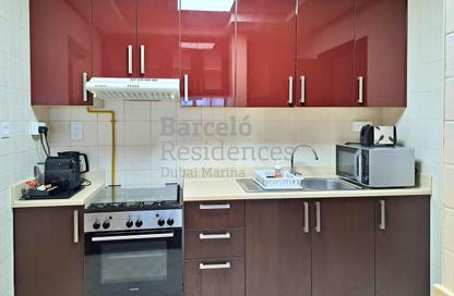 Apartment - 1 Bedroom - 2 Bathrooms for rent in Barcelo Residences (Al Dar Tower) - Dubai Marina - Dubai