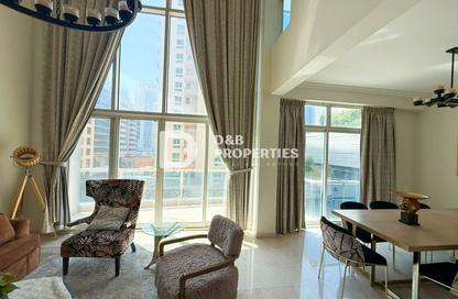 Apartment - 3 Bedrooms - 4 Bathrooms for rent in Emerald Residence - Dubai Marina - Dubai