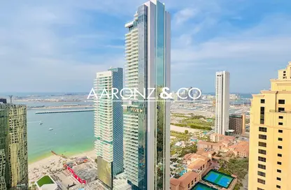 Apartment - 4 Bedrooms - 5 Bathrooms for rent in Al Fattan Marine Tower - Al Fattan Marine Towers - Jumeirah Beach Residence - Dubai