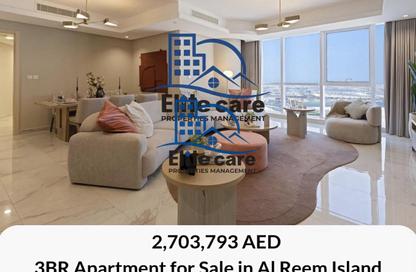 Apartment - 3 - 3 for rent in Leaf Tower - Tamouh - Al Reem Island - Abu Dhabi