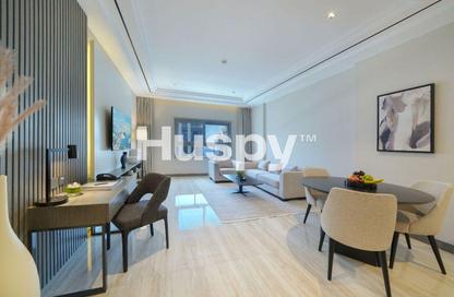 Apartment - 1 - 1 for rent in Mileo the Palm - Palm Jumeirah - Dubai