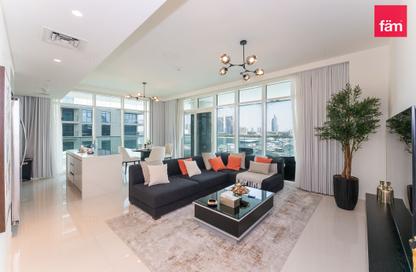 Apartment - 3 - 3 for rent in Sunrise Bay Tower 2 - Sunrise Bay - Emaar Beachfront - Dubai Harbour - Dubai
