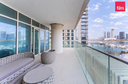 Apartment - 3 - 3 for rent in Sunrise Bay Tower 2 - Sunrise Bay - Emaar Beachfront - Dubai Harbour - Dubai