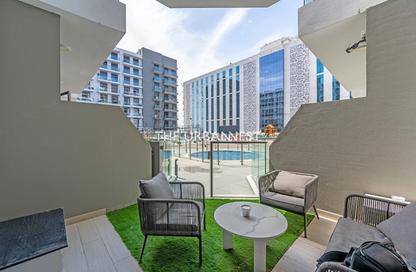Apartment - 1 Bedroom - 2 Bathrooms for rent in Laya Heights - Dubai Studio City - Dubai