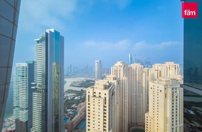 Apartment - 2 - 3 for rent in Al Fattan Marine Tower - Al Fattan Marine Towers - Jumeirah Beach Residence - Dubai