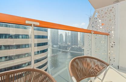 Apartment - 1 - 1 for rent in Millennium Binghatti Residences - Business Bay - Dubai