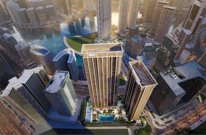 Apartment - 1 - 1 for sale in The Edge Tower B - The Edge - Business Bay - Dubai