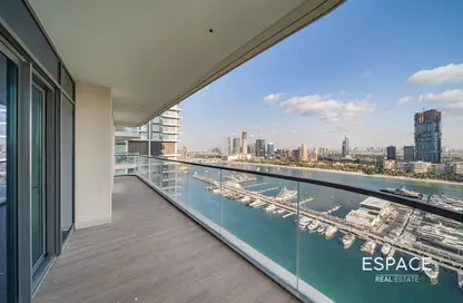 Apartment - 3 Bedrooms - 4 Bathrooms for rent in Marina Vista Tower 2 - Marina Vista - EMAAR Beachfront - Dubai Harbour - Dubai