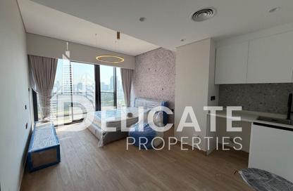 Apartment - Studio - 1 for rent in Seslia Tower - District 4 - Jumeirah Village Triangle - Dubai