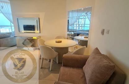 Apartment - 3 Bedrooms - 4 Bathrooms for rent in Corniche Tower - Ajman Corniche Road - Ajman