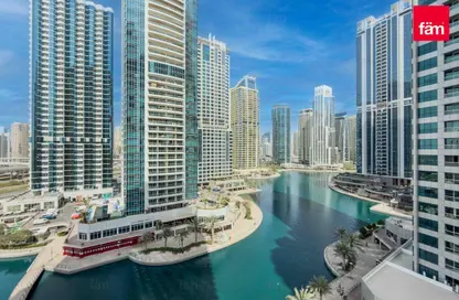 شقة - 2 غرف نوم - 2 حمامات للايجار في برج أيكون 1 - (JLT) مجمع M - أبراج بحيرات الجميرا - دبي