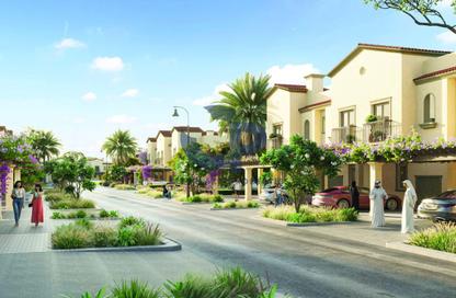 Townhouse - 2 - 3 for sale in Casares - Bloom Living - Zayed City (Khalifa City C) - Khalifa City - Abu Dhabi