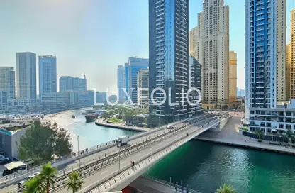 Apartment - 1 Bedroom - 2 Bathrooms for sale in The Waves Tower B - The Waves - Dubai Marina - Dubai