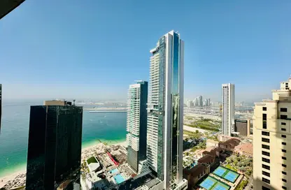 Apartment - 4 Bedrooms - 6 Bathrooms for rent in Blue Beach Tower - Al Fattan Marine Towers - Jumeirah Beach Residence - Dubai