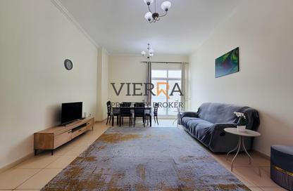 Apartment - 1 Bedroom - 2 Bathrooms for rent in Mazaya 7 - Queue Point - Liwan - Dubai Land - Dubai
