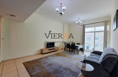 Apartment - 1 Bedroom - 2 Bathrooms for rent in Mazaya 7 - Queue Point - Liwan - Dubai Land - Dubai