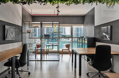 Office Space - Studio - 6 Bathrooms for rent in Dubai Arch - JLT Cluster G - Jumeirah Lake Towers - Dubai