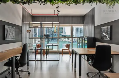 Office Space - Studio - 6 Bathrooms for rent in Dubai Arch - JLT Cluster G - Jumeirah Lake Towers - Dubai