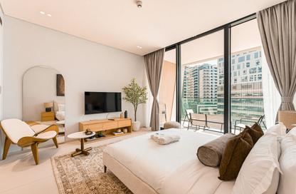 Apartment - Studio - 1 for rent in Binghatti Ghost - Dubai Healthcare City 2 - Al Jaddaf - Dubai Apartment - Studio - 1 for rent in Binghatti Ghost - Dubai Healthcare City 2 - Al Jaddaf - Dubai