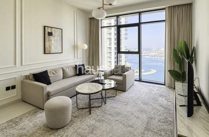 Apartment - 1 - 1 for rent in Marina Vista Tower 1 - Marina Vista - Emaar Beachfront - Dubai Harbour - Dubai