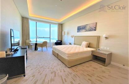 Apartment - Studio - 1 Bathroom for rent in The Palm Tower - Palm Jumeirah - Dubai