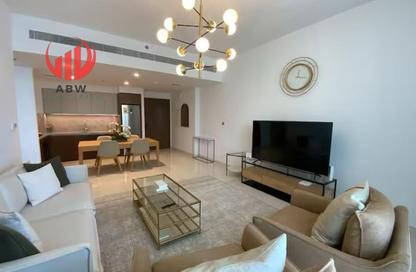 شقة - غرفة نوم - 2 حمامات للايجار في برج Beach Isle 2 - بيتش آيل - إعمار بيتشفرونت - دبي هاربور - دبي