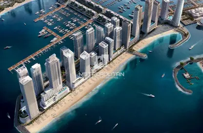 Apartment - 2 Bedrooms - 3 Bathrooms for sale in Seapoint Tower 2 - Seapoint - EMAAR Beachfront - Dubai Harbour - Dubai