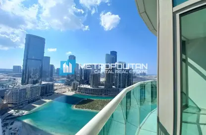 Apartment - 3 Bedrooms - 3 Bathrooms for rent in Beach Towers - Shams Abu Dhabi - Al Reem Island - Abu Dhabi